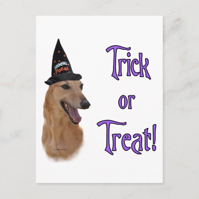 Postal Greyhound (rojo) Trick (Anverso)