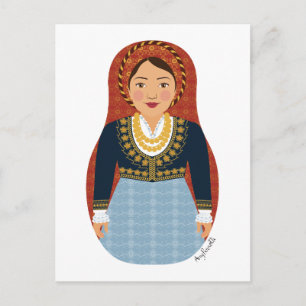Postal griega Matryoshka