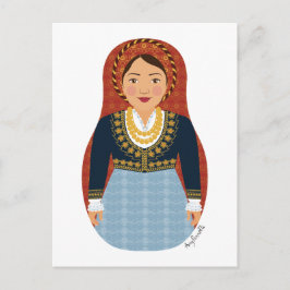 Postal griega Matryoshka