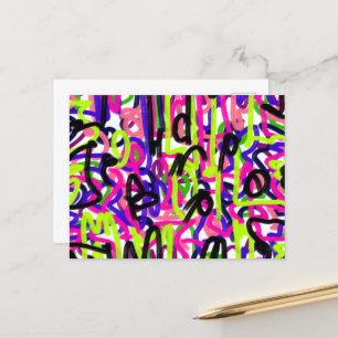 Postal Grietas en colores
