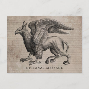 Postal Griffin Creature Vintage