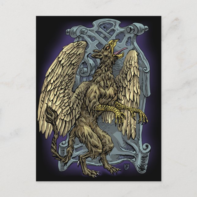 Postal Griffin Escudo (Anverso)