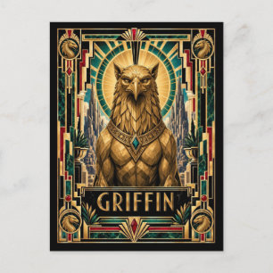 Postal Griffin, mito art déco