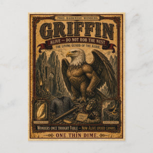 Postal Griffin, Monstruo de Circo Antiguo