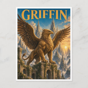Postal Griffin, Monstruo de Fantasía Gótica