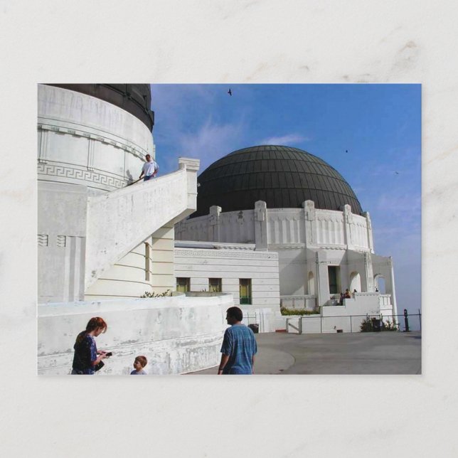 Postal Griffith, Los Ángeles (Anverso)