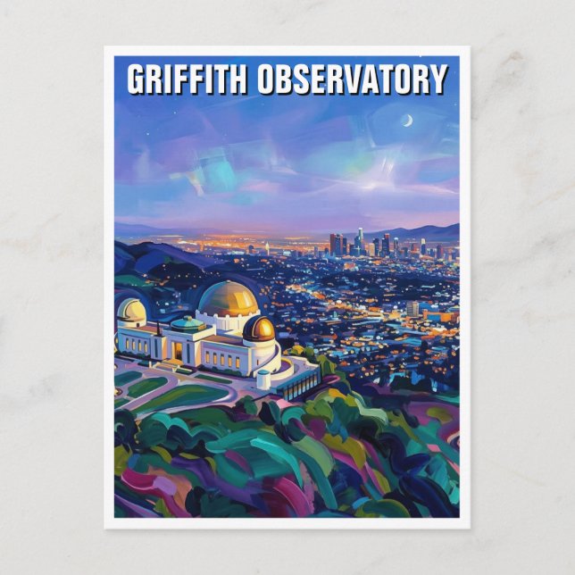 Postal Griffith Observatory (Anverso)