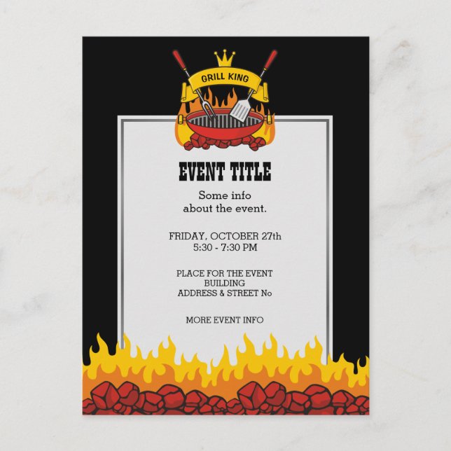 Postal Grill King (Anverso)