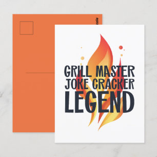 Postal Grill Legend BBQ Poster