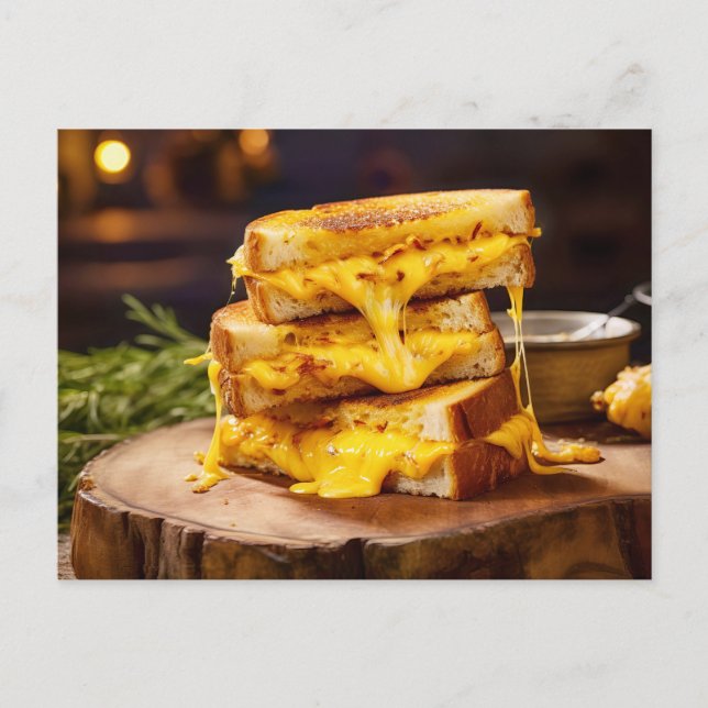 Postal Grilled Cheese Sandwich, layers of melted cheese b (Anverso)