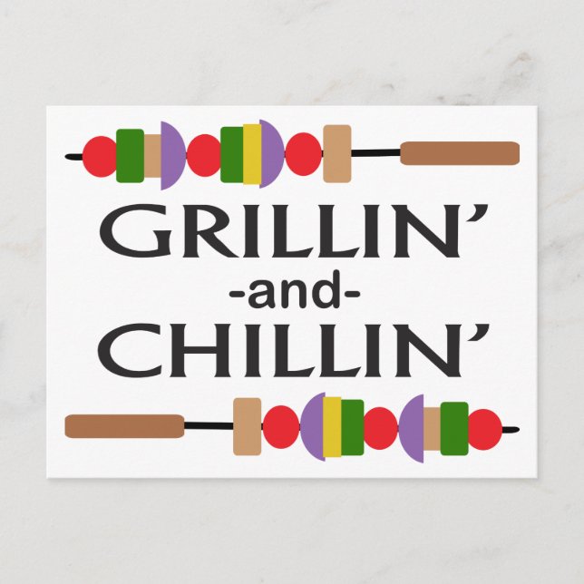 Postal Grillin and Chillin (Anverso)