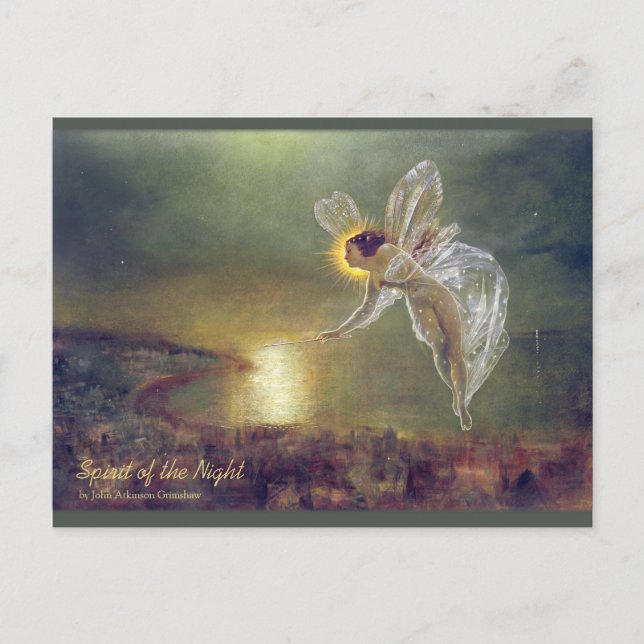 Postal Grimshaw | Espíritu de la noche 1879 | CC0994 (Anverso)