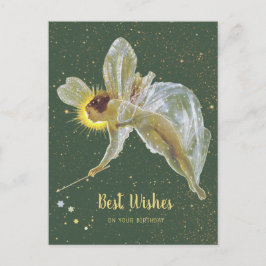 Postal Grimshaw Fairy Birthday Wishing stars CC1231
