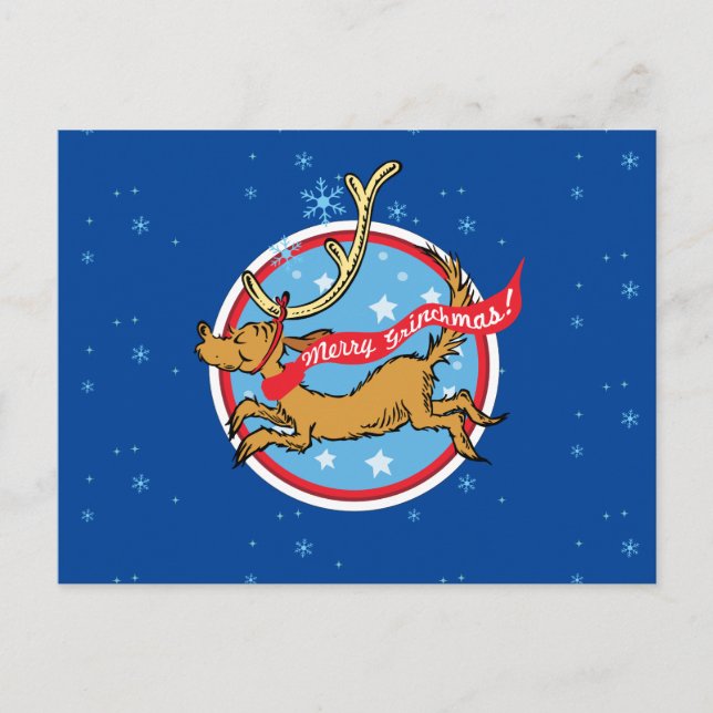 Postal Grinch | Max Feliz Grinchmas! (Anverso)