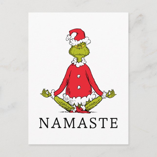 Postal Grinch | Namaste Santa Claus (Anverso)