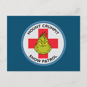 Postal Grinch   Patrulla de nieve del Mt. Crumpit