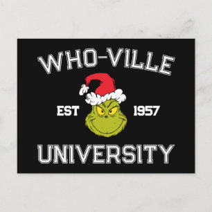 Postal Grinch   Universidad de Who-ville Est 1957
