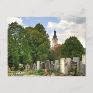 Postal Grinzinger Friedhof, Wien Österreich