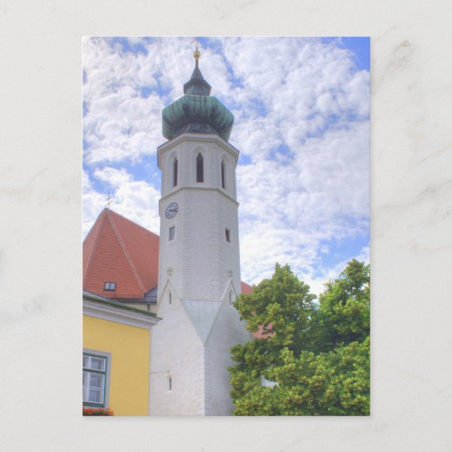 Postal Grinzinger Pfarrkirche (Anverso)