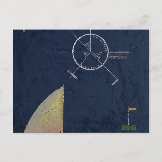 Postal Gris aburrido, 1930 por Wassily Kandinsky (Anverso)