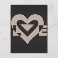 Gris de amor sobre negro