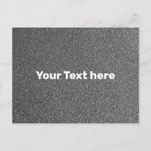 Postal Gris Gris Plateado Textura Texturizado Sencillo Pl