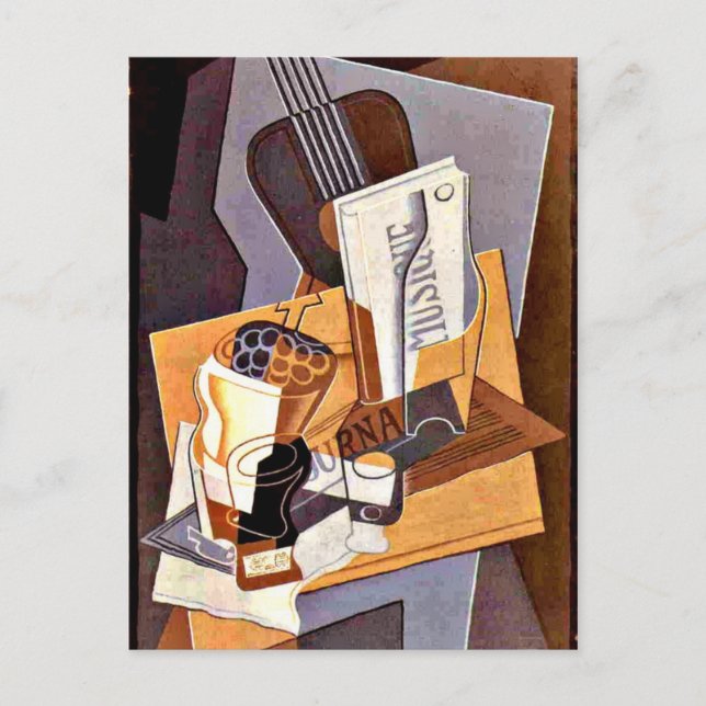 Postal Gris - Libro de la Música (Anverso)