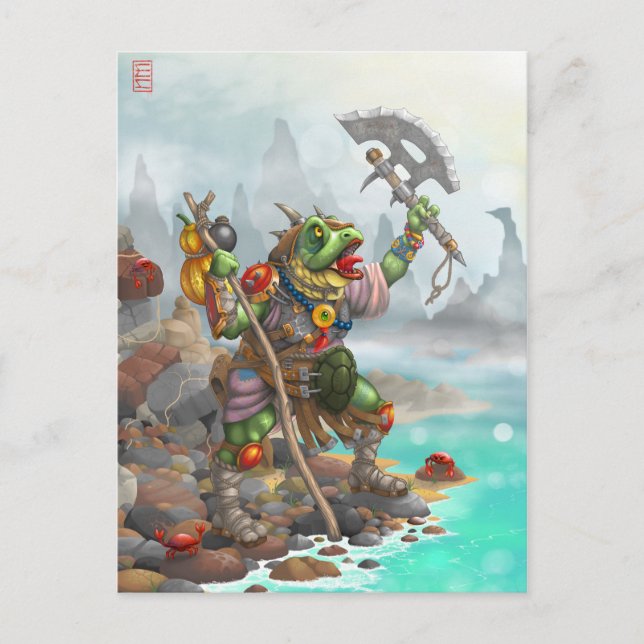 Postal grito de guerra (Anverso)