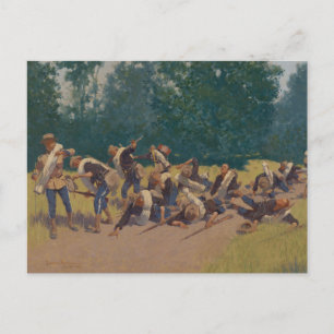 Postal Grito de metralla en la colina de San Juan