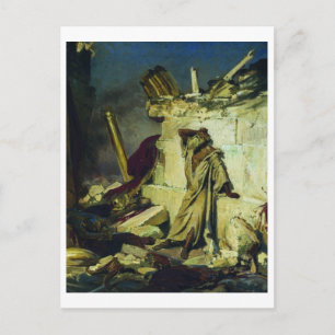 Postal Grito del profeta Jeremiah