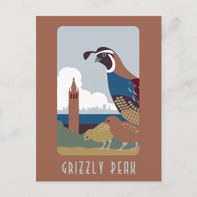 Postal Grizzly Peak (Anverso)