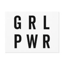 GRL PWR / Cita feminista de poder Chica
