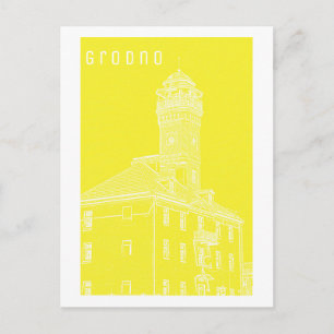 Postal Grodno Bielorrusia Arquitectura Ciudad Vista Torre