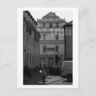 Postal Grodno Bielorrusia Arquitectura Minimalismo Monocr