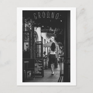 Postal Grodno Bielorrusia Arquitectura Vista Ciudad Gente