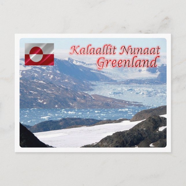 Postal Groenlandia - Ammassalik - Glaciar y Fiordo - (Anverso)