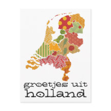 Groetjes Uit Holland Mapa de la Provincia de Holan