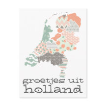 Groetjes Uit Holland Mapa de la Provincia de Holan