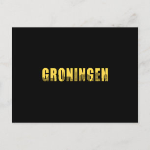 Postal Groningen City Cityscape Skyline Trip Divertido re
