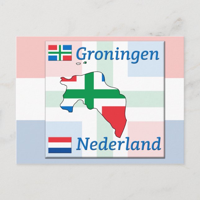 Postal Groningen-Nederland (Anverso)