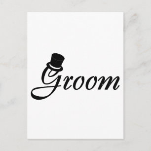Postal Groom (sombrero negro superior)