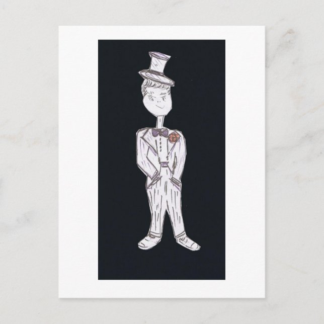 Postal Groom Tuxedo (Anverso)