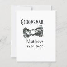 Groomsman agregar nombre fecha año de referencia d
