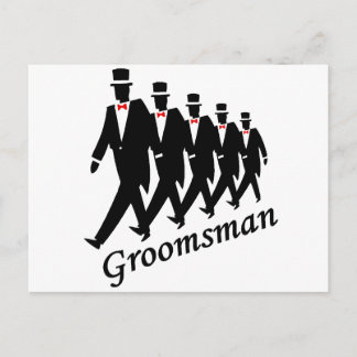 Postal Groomsman (hombres)