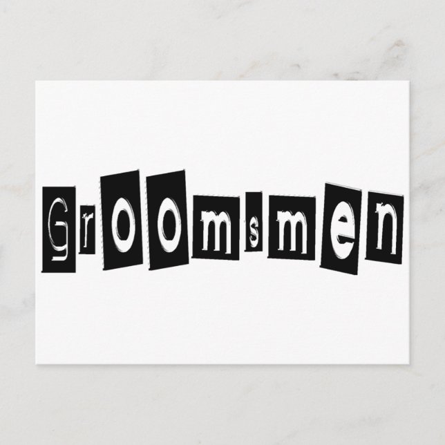 Postal Groomsmen (Anverso)