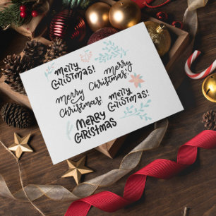 Postal Groovy Feliz Navidad 