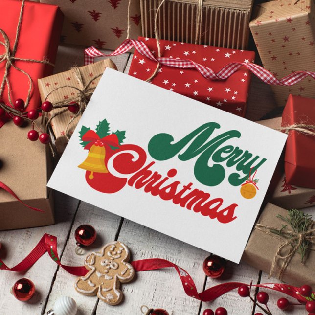 Postal Groovy Merry Christmas (Subido por el creador)