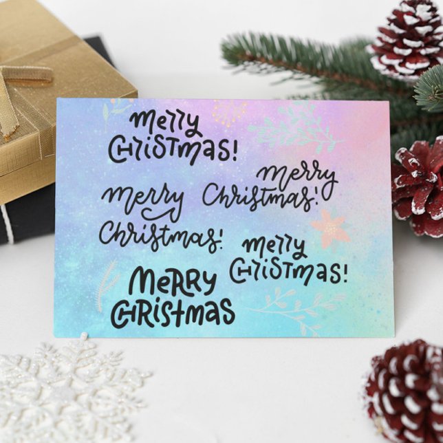 Postal Groovy Merry Christmas (Subido por el creador)