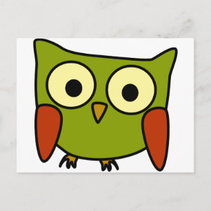 Postal Groovy Owl