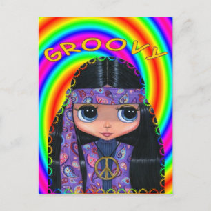 Postal Groovy Postcard